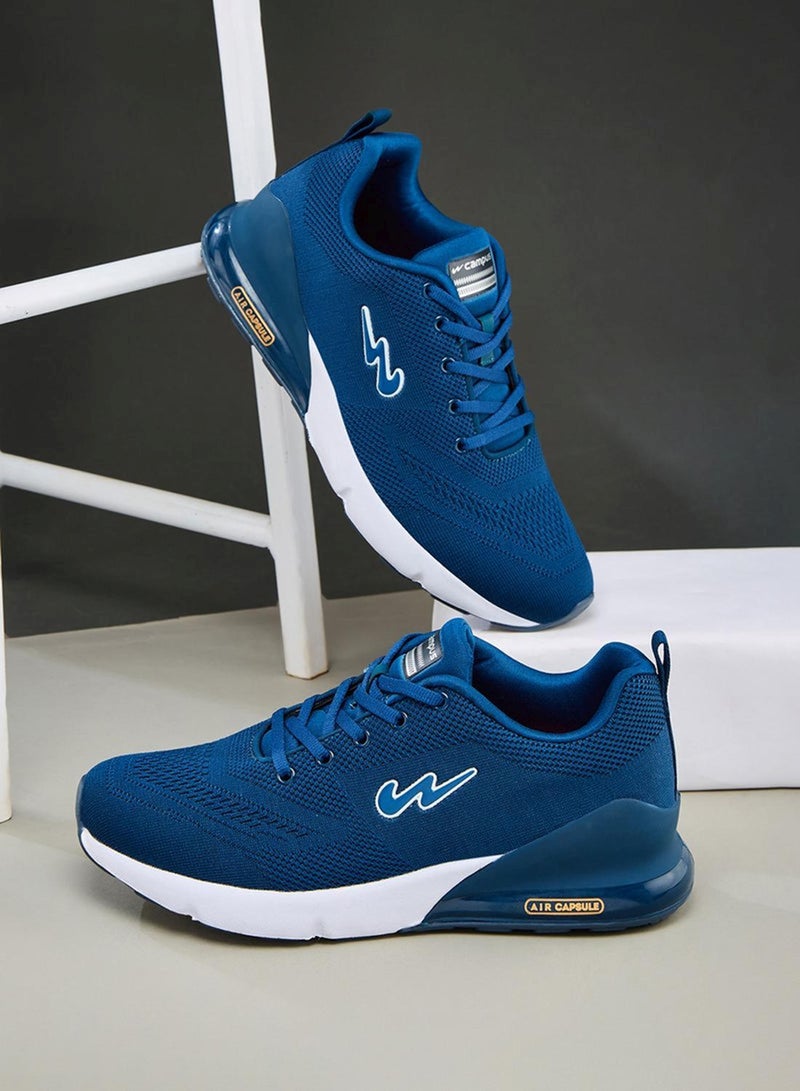 CAMPUS Men's Blue Low-Top Sneakers - Modern Design Shoes for All-Day Comfort - Image 1
