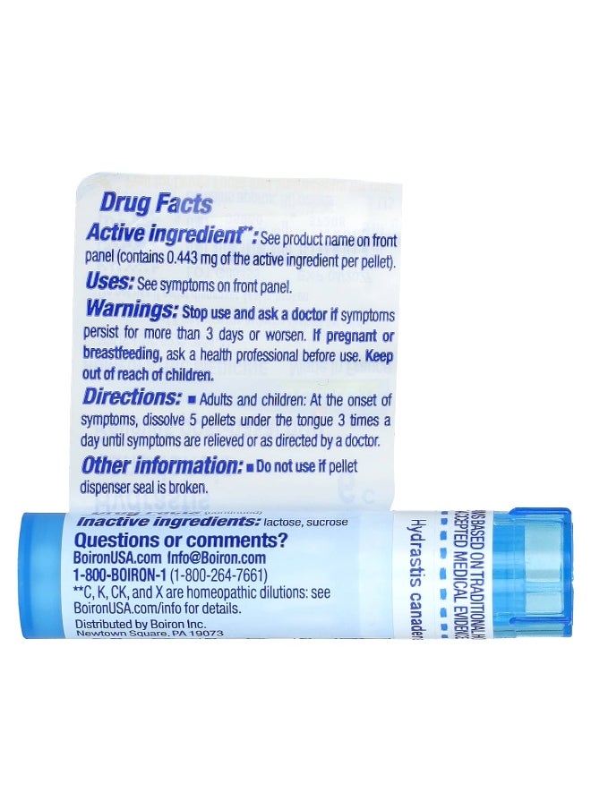 Boiron Boiron, Hydrastis Canadensis 6C, Sinus Relief, 80 Pellets  - Image 2