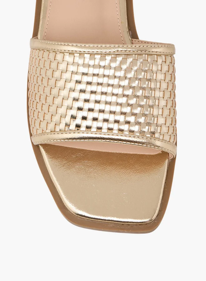 Flora Bella By Shoexpress Women Textured Slip-On Flat Sandals