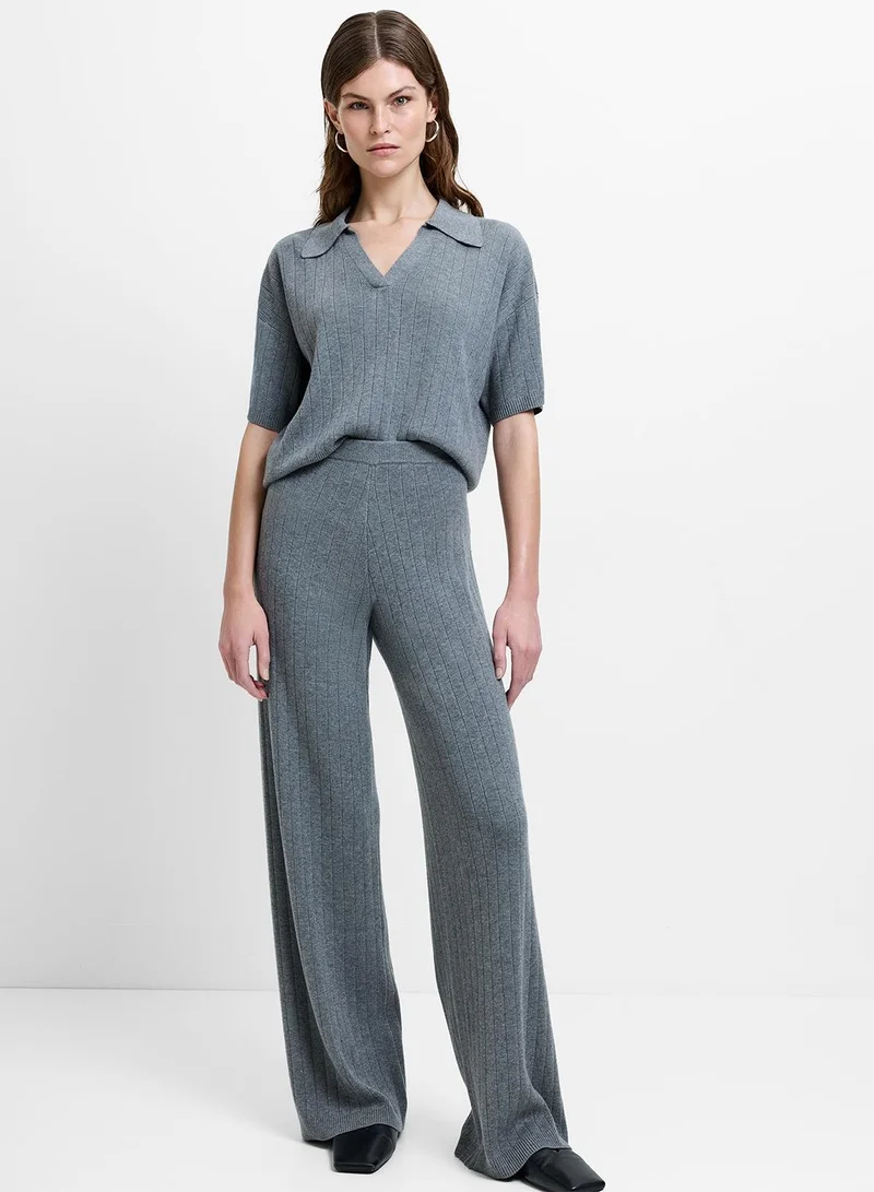 French Connection Javier Knit Wide Leg Pant