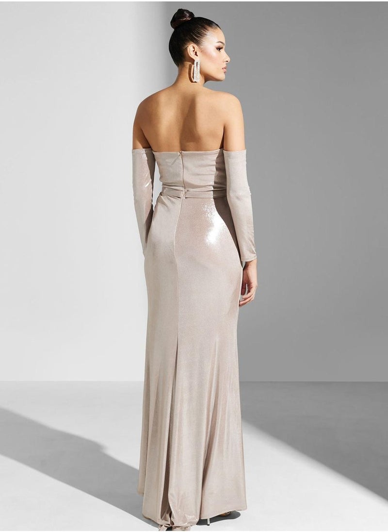 Akadia Fashion Off-Shoulder Evening Dress - Image 2