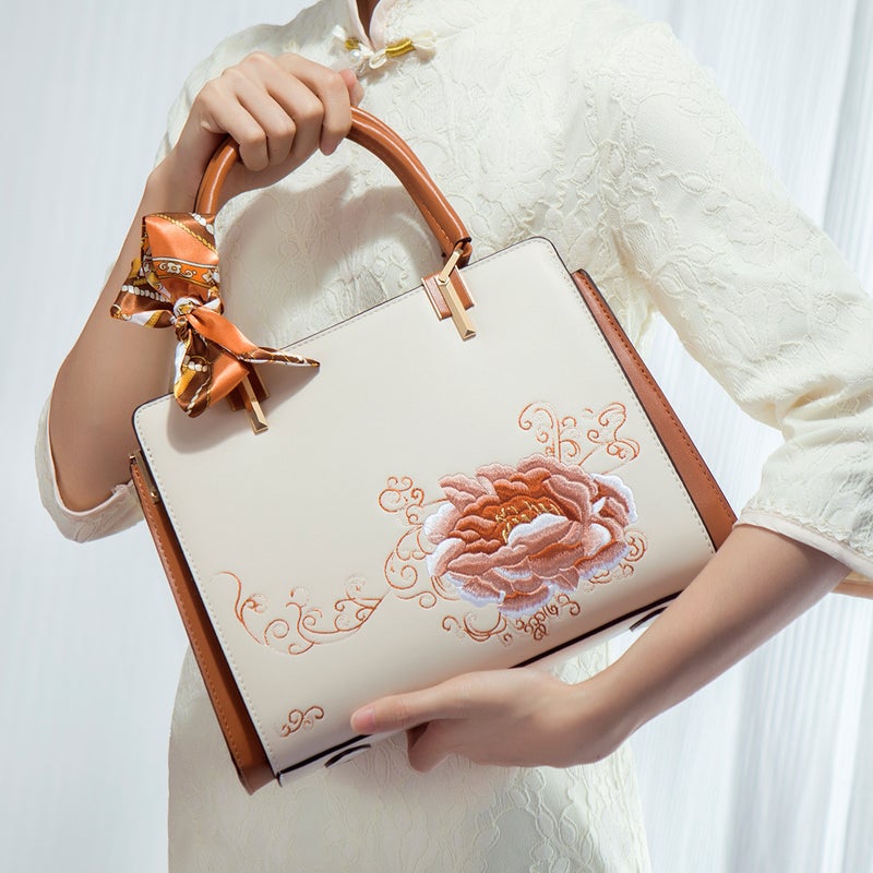 Mother'S Day Gift Embroidered New Chinese-Style Large-Capacity Portable Women'S Mother'S Bag Atmospheric High-End Crossbody Women'S Bag - Image 2