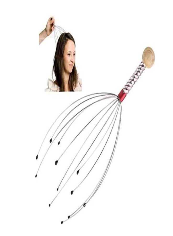 Handheld Scalp and Neck Relaxing Massager, Portable Head Stress Relief Tool for Relaxation, Lightweight Hair Massage Device for Home and Travel Use - Image 2