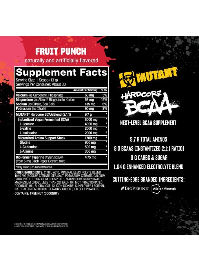 MUTANT HARDCORE BCAA 390g/30SV GRAPE - Image 5