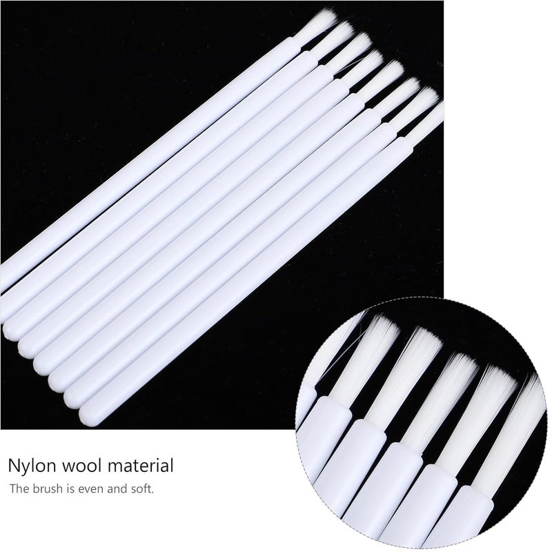 100pcs Disposable Nylon Lip Gloss Brush Makeup Lipstick Applicators Beauty Tools for Professional Lip Makeup and Travel Use - Image 3