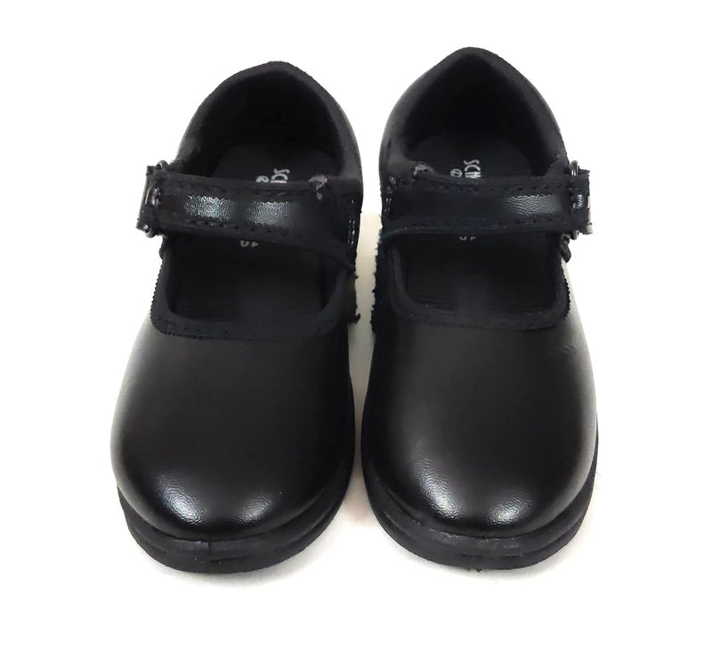 School Hours Girls Black Ballerina Uniform School Dress Shoes Akl DLX Vel - Image 2