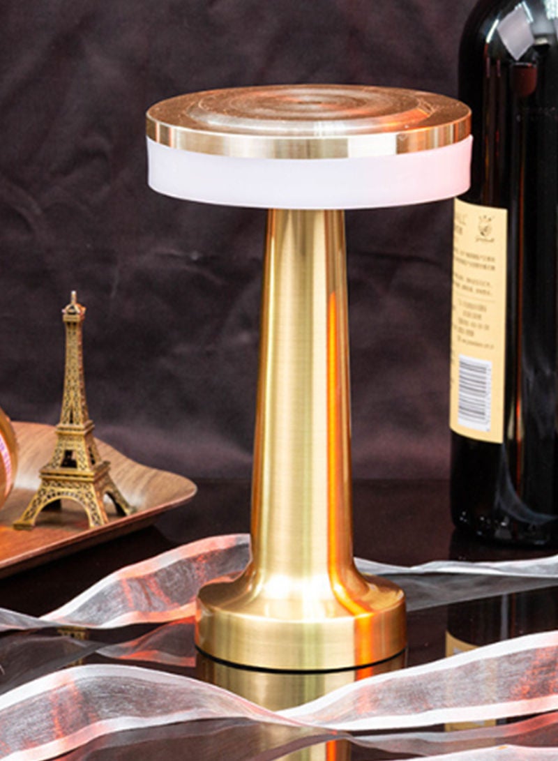 Sharpdo Led Retro Charging Bar Table Lamp Barbell Metal Wire Free Touch Dimming Table Lamp Coffee Shop Bedside Lamp - Image 2