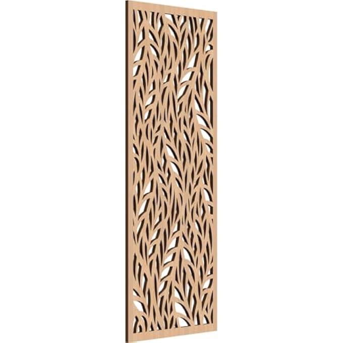 WALW12X30X0250OVEHI ORTONVILLE DECORATIVE FRETWORK WOOD WALL PANELS, 11 3/8"W X 29 3/8"H, HICKORY - Image 1