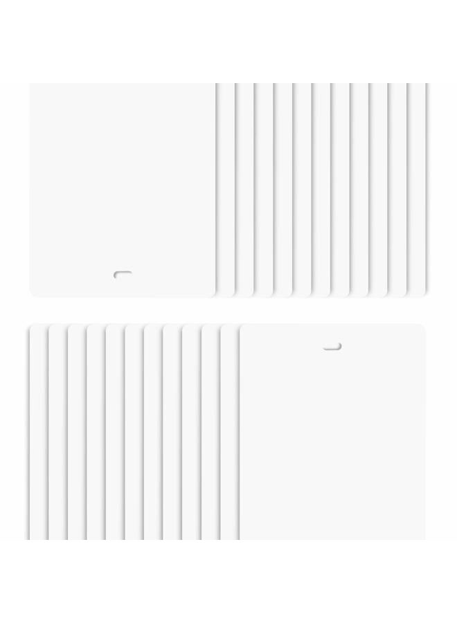 DALIX 82.5" White Vertical Blinds Replacement Slats Sliding Door Window (24 Pack) - Image 1