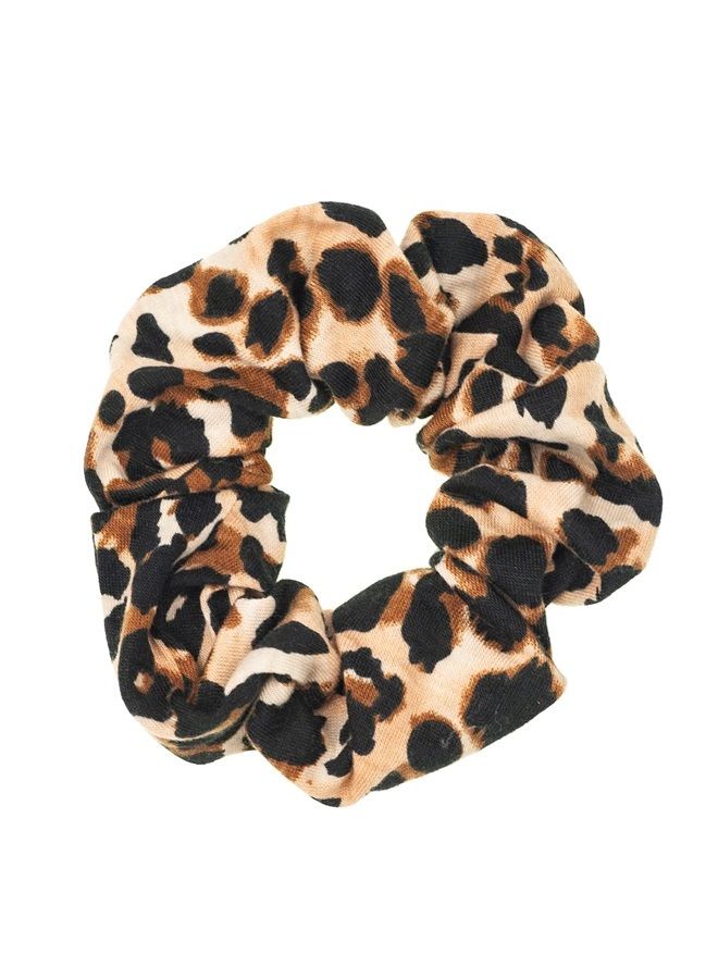 LOOKSEVEN Scrunchies for Hair, Leopard Hair Scrunchies for Women, Bandana Scrunchies, 6PCS Bandana Scrunchy Hair Ties, Scrunchies Hair Ties for Women. (Leopard Print) - Image 4