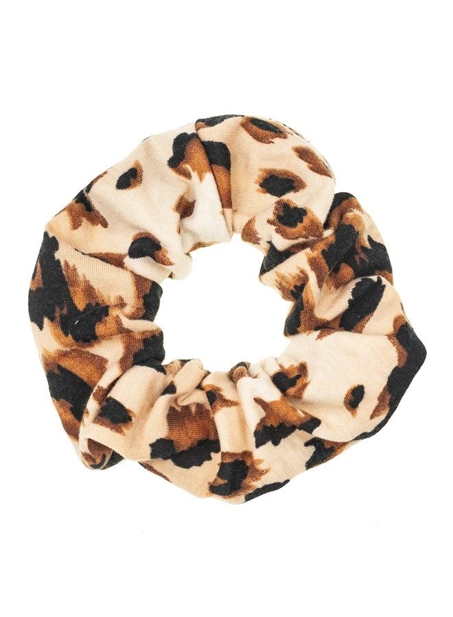 LOOKSEVEN Scrunchies for Hair, Leopard Hair Scrunchies for Women, Bandana Scrunchies, 6PCS Bandana Scrunchy Hair Ties, Scrunchies Hair Ties for Women. (Leopard Print) - Image 5