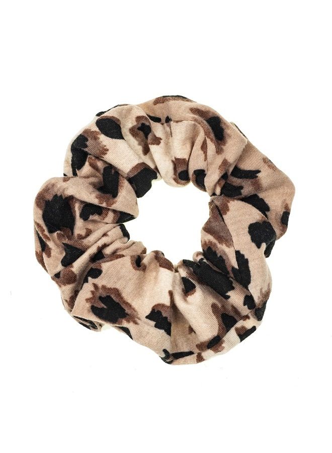LOOKSEVEN Scrunchies for Hair, Leopard Hair Scrunchies for Women, Bandana Scrunchies, 6PCS Bandana Scrunchy Hair Ties, Scrunchies Hair Ties for Women. (Leopard Print) - Image 3