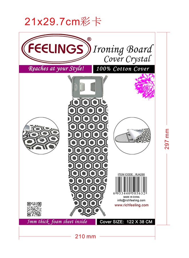 Feelings Iron Board Cover Cotton For Crystal Size: (122X38cm) - Image 2