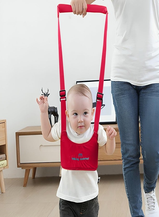 SYGA Handheld Baby Walker with Harness, Adjustable Walking Assistant Helper for Infant Child (Age 6 Months to 24 Months),Stand Up and Learn Walking, Red - Image 2