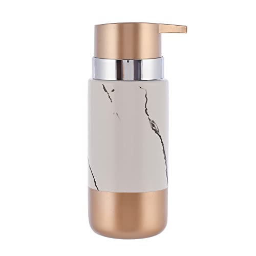 TAGROCK Ceramic Liquid Soap Dispenser Pump for Shampoo, Sanitizers & Liquid Handwash, Ideal for - Home & Kitchen/Bathroom - 250ml, Pack of 1 (White) - Image 1