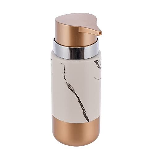 TAGROCK Ceramic Liquid Soap Dispenser Pump for Shampoo, Sanitizers & Liquid Handwash, Ideal for - Home & Kitchen/Bathroom - 250ml, Pack of 1 (White) - Image 5