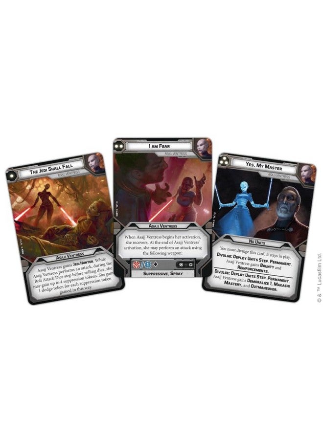 Atomic Mass Games Star Wars: Legion Asajj Ventress Operative Expansion - Unleash Sinister Power! Tabletop Miniatures Strategy Game for Kids and Adults, Ages 14+, 2 Players, 3 Hour Playtime, Made by Atomic Mass Games - Image 4