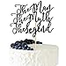 Arthsdite The Man The Myth The Legend Cake Topper Decorations Dad Birthday Theme Happy Fathers Day Party Decor Supplies Black Glitter - Image 4