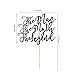 Arthsdite The Man The Myth The Legend Cake Topper Decorations Dad Birthday Theme Happy Fathers Day Party Decor Supplies Black Glitter - Image 2