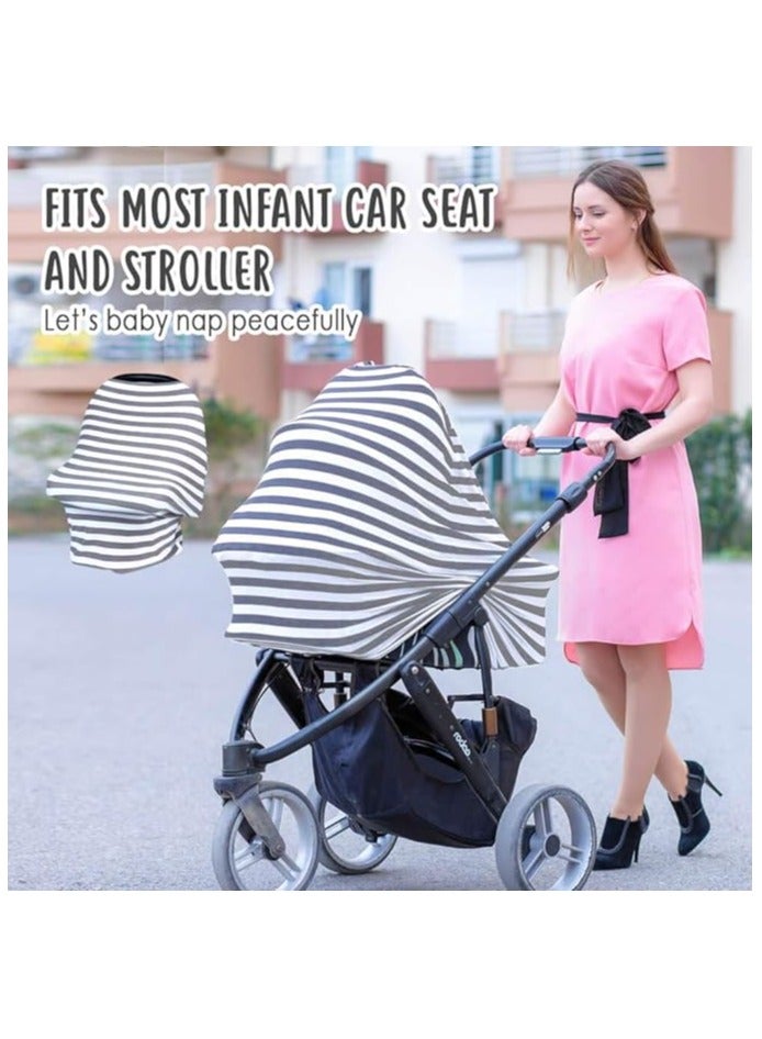 Moro Moro Baby Nursing Cover & Car Seat Cover – 360° Protection & Multi-Use - Image 3