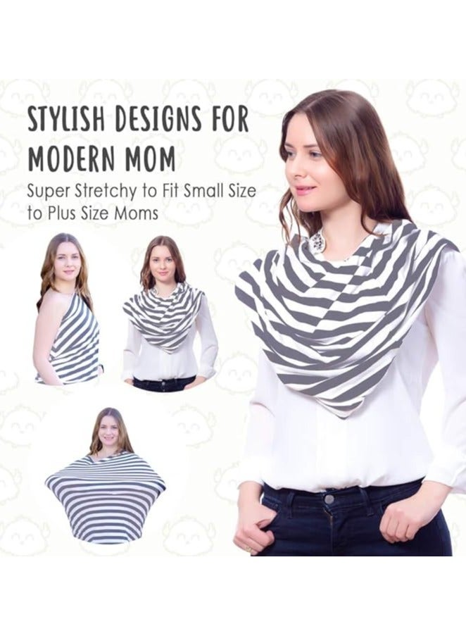 Moro Moro Baby Nursing Cover & Car Seat Cover – 360° Protection & Multi-Use - Image 4