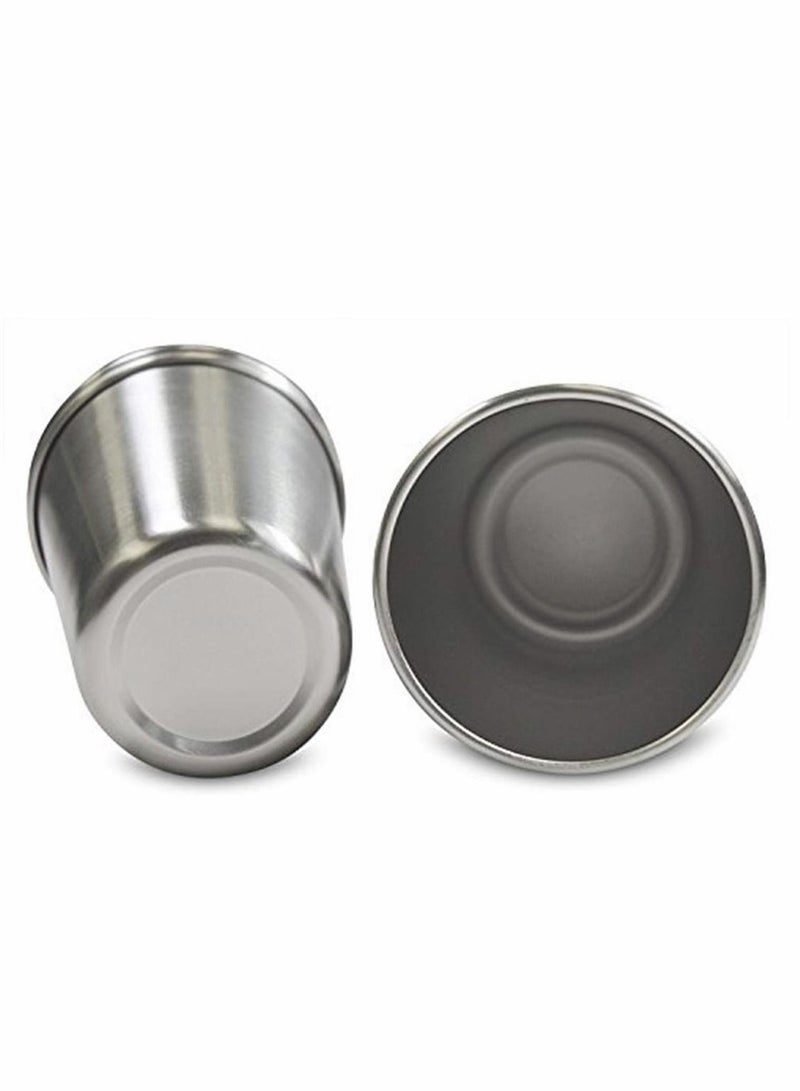 Y&D Premium Stainless Steel Cups - 16 Ounce Pint Cup Tumblers Eco-Friendly, BPA Free (5 Pack)  - Image 3