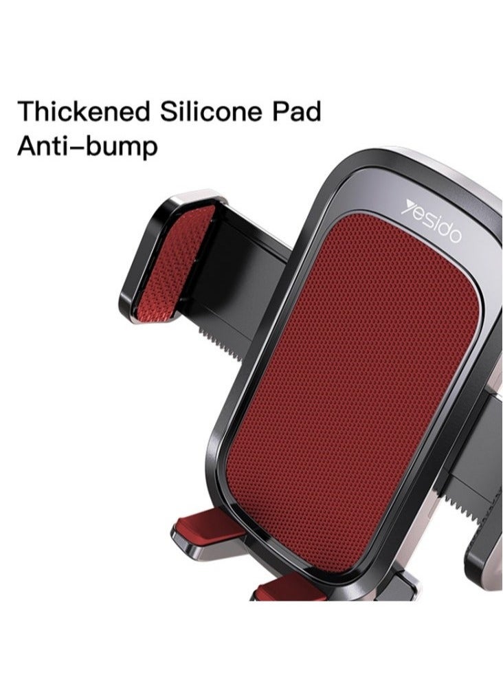 Yesido 360° Rotatable Adjustable Mobile Phone Holder for Car Cup Mount – Universal Fit for iPhone, Samsung, and Smartphones with Secure Grip and Sturdy Design - Image 5