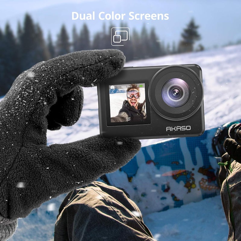 AKASO Brave 7 Action Camera 4K30FPS 20MP with 256GB U3 MicroSDXC Memory Card - Image 4