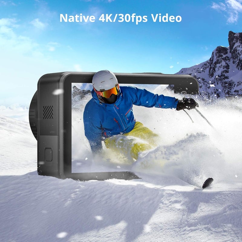 AKASO Brave 7 Action Camera 4K30FPS 20MP with 256GB U3 MicroSDXC Memory Card - Image 2