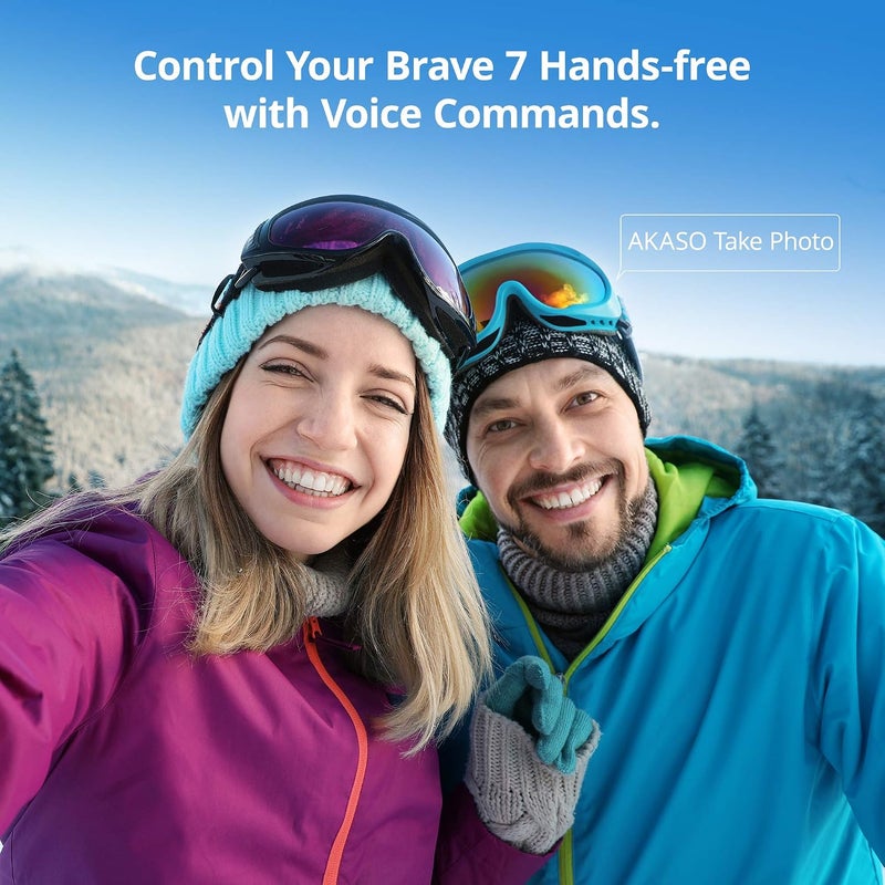 AKASO Brave 7 Action Camera 4K30FPS 20MP with 256GB U3 MicroSDXC Memory Card - Image 5