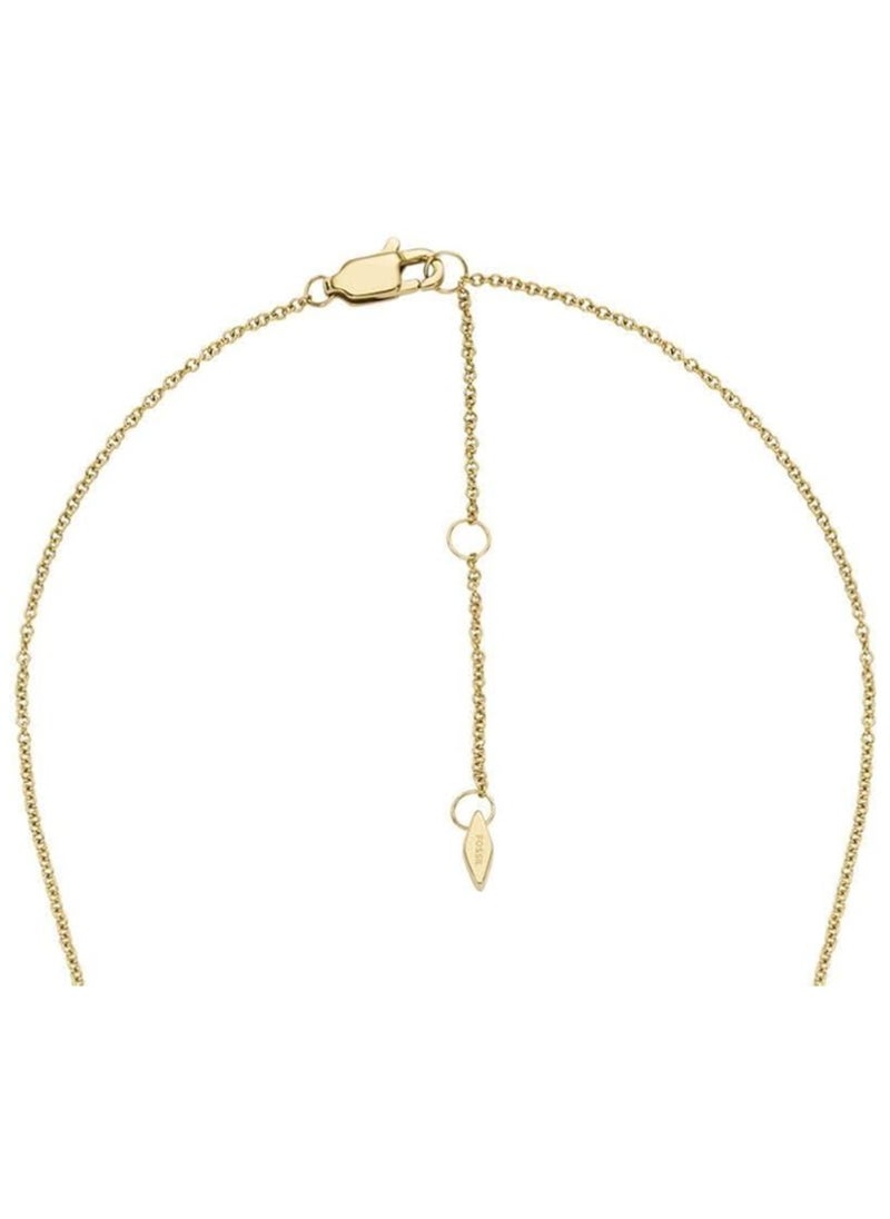 FOSSIL Women's Necklace, Gold-Tone Stainless Steel Chain Necklace  - Image 5