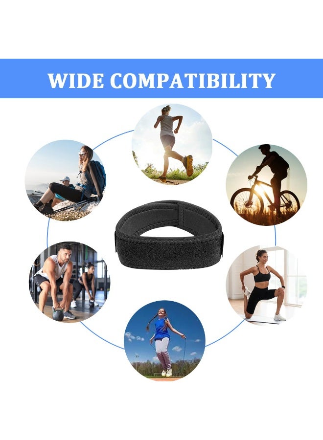 Patella Tendon Knee Strap - Pain Relief Support Brace for Running, Sports & Workout - Adjustable & Practical Daily Use - Image 4