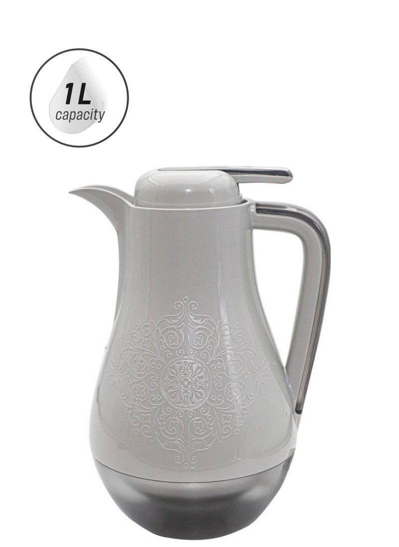 Alsaif home Thermos Enjoy  Italian size 1 liter color gray 
