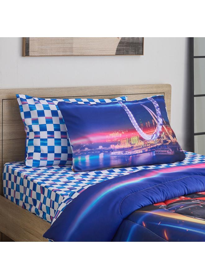 Home Box Gaming Racer 2-Piece Microfibre Pillow Cover Set - 50x75 cm  - Image 1