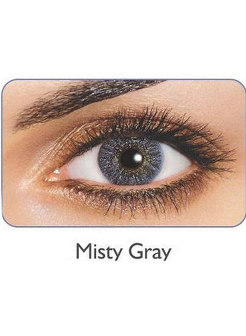 أو.بي كير عدسات لاصقة ميست جراي ١٦ لونًا، عدسات لاصقة تجميلية للجنسين، عدسات عصرية طبيعية، عدسات ناعمة بنسبة ٤٢٪ ضد الماء - Image 1