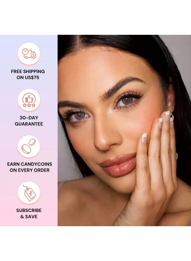 أو.بي كير عدسات لاصقة ميست جراي ١٦ لونًا، عدسات لاصقة تجميلية للجنسين، عدسات عصرية طبيعية، عدسات ناعمة بنسبة ٤٢٪ ضد الماء - Image 5