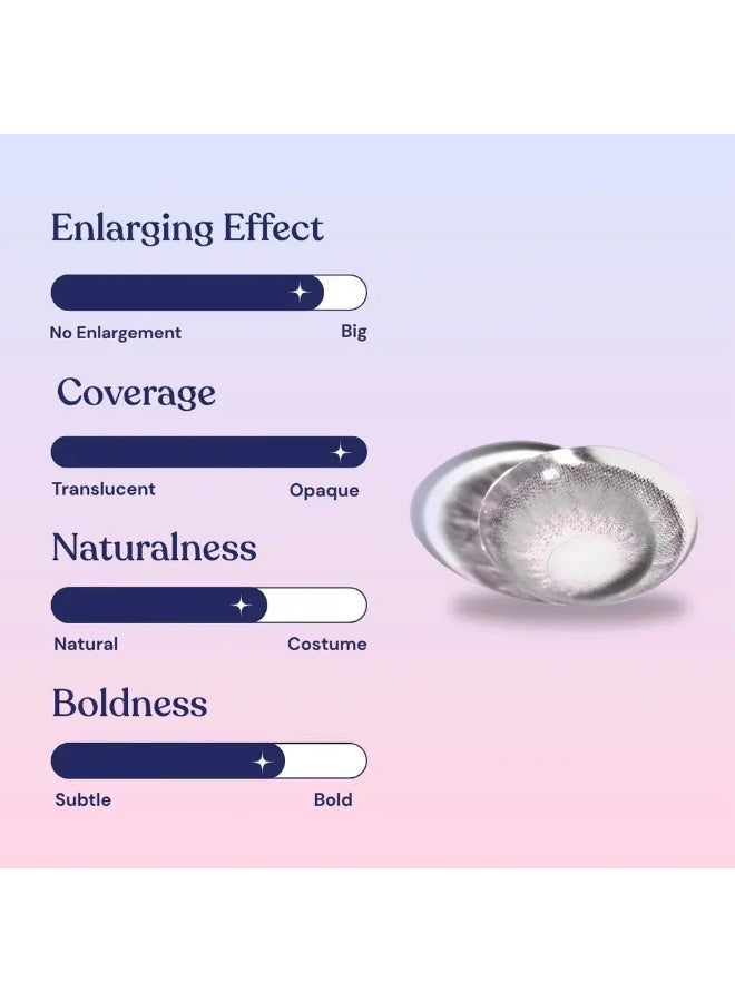 أو.بي كير عدسات لاصقة ميست جراي ١٦ لونًا، عدسات لاصقة تجميلية للجنسين، عدسات عصرية طبيعية، عدسات ناعمة بنسبة ٤٢٪ ضد الماء - Image 3