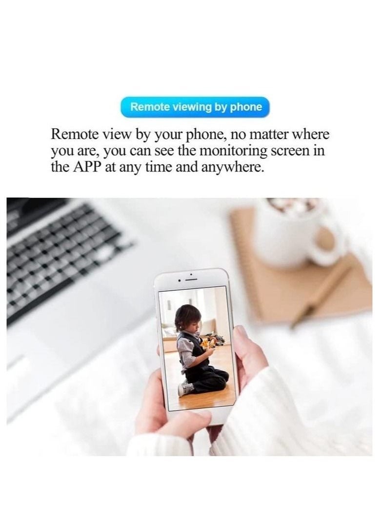 2Pcs Light Bulb Security Camera 2.4GHz & 5G WiFi Outdoor, 1080P E27 Light Socket Security Camera, Indoor 360° Home Security Cameras, Full Color Day and Night - Image 3