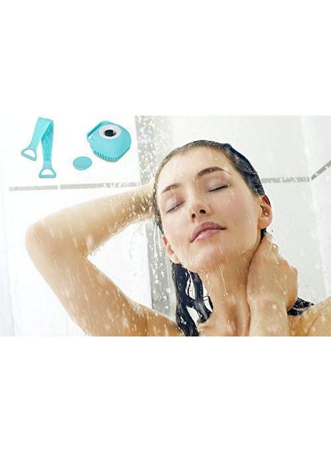 Fedora Soft Bath Body Brush With Shampoo Dispenser 2 Pcs - Image 3