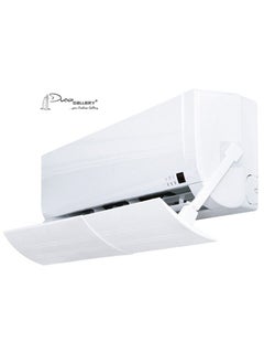 Adjustable Air Conditioner Wind Deflector Anti Direct Blowing Baffle White