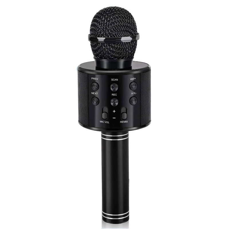 Dodosky Kids Toys Age 3-12, Karaoke Microphone for Kids Birthday Presents Gifts for 5 6 7 8 9 10 11 12 Year Old Girls Boys Toys for 4-11 Year Old Girl Boy Teen - Black - Image 1