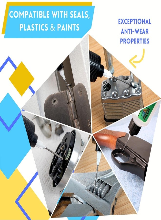 سبوت أون زيت اصطناعي كامل متعدد الأغراض - مادة تشحيم اصطناعية متطورة للساعات والسكاكين والأدوات - صنع في الولايات المتحدة الأمريكية (2 أونصة) - Image 4