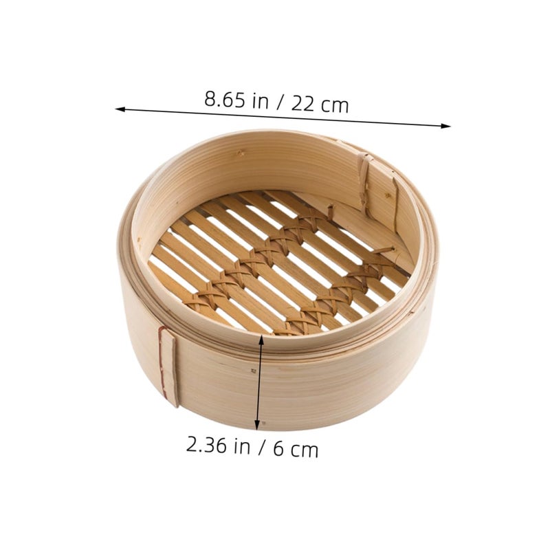 Flexible Bamboo Steamer Basket For Dumplings Rice And Vegetables - Image 3