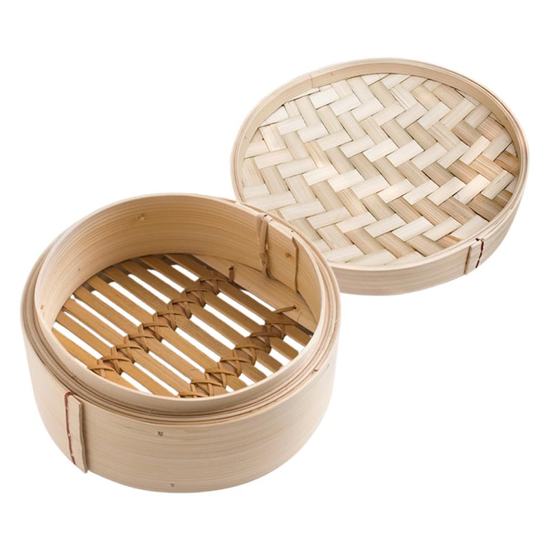 Flexible Bamboo Steamer Basket For Dumplings Rice And Vegetables - Image 2