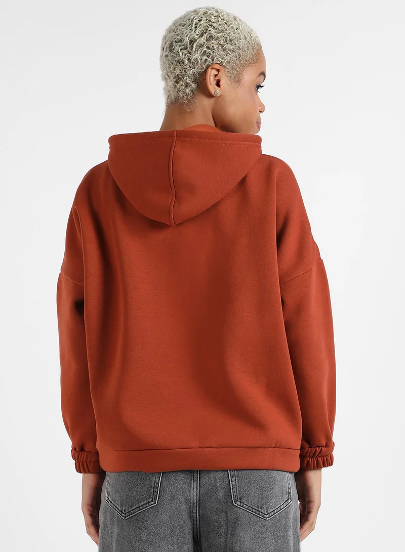Pinacolada  Women's Oversized Basic Hoodie With Kangaroo Pocket for Women | Best Price UAE