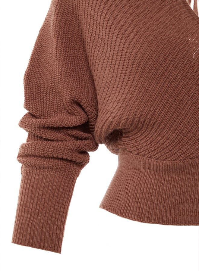 trendyol Pale Pink Double Breasted Knitwear Sweater TWOAW21KZ1277 - Image 5
