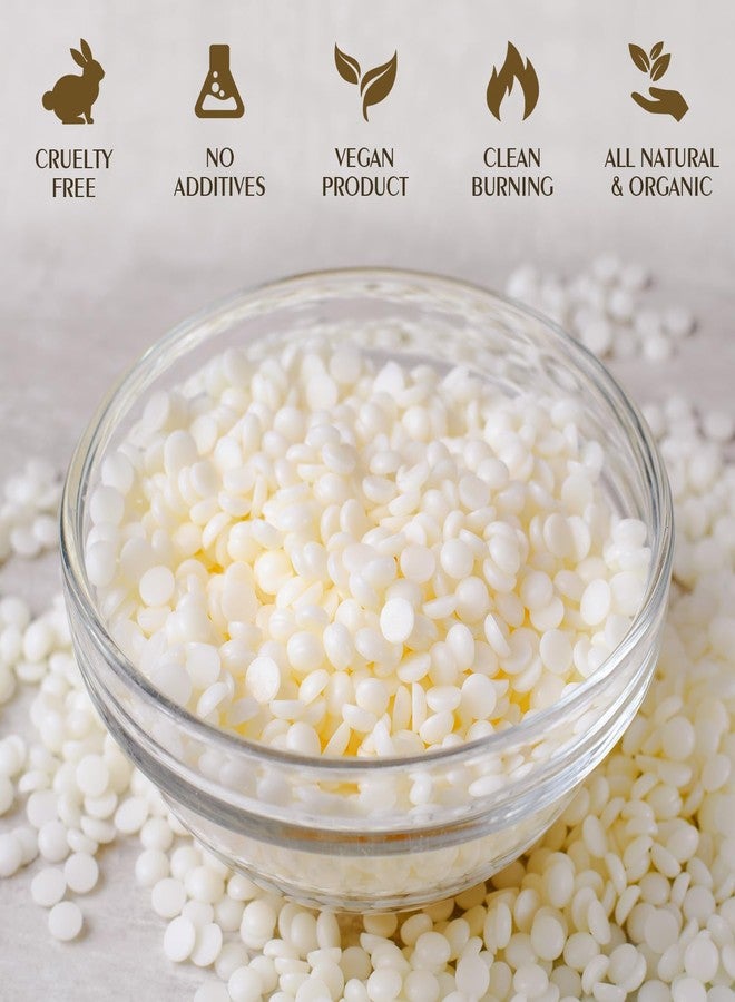 Waxcanpy Soy Wax, Natural Soy Wax for Candle Making, Organic Candle Wax from Farm, No Additives, Harmless and Pure (5lb) - Image 3