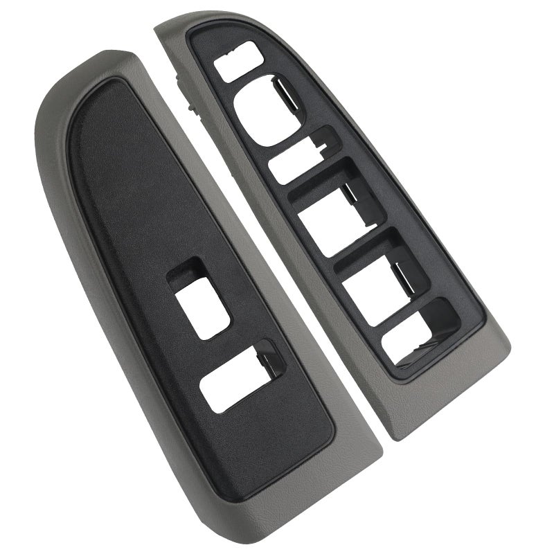 Window Switch Bezel Cover Gray Compatible with Chevy Chevrolet Avalanche Silverado Suburban Tahoe GMC Sierra Yukon Cadillac Escalade 20042007 89045129 89045121 Window Switch Trim Accessories