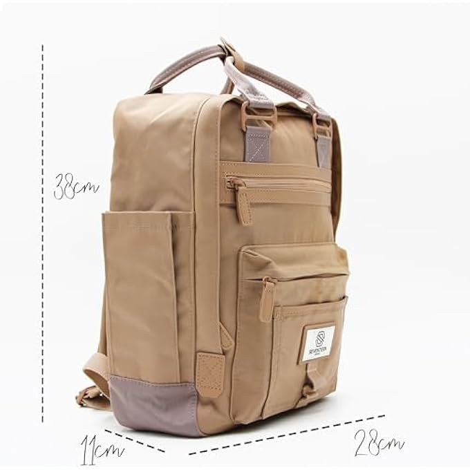 SEVENTEEN Modern Urban Unisex Wimbledon Backpack in a Classic Slim Simple Design  Fits Laptop up to 13 - Image 3
