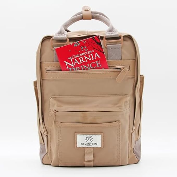 SEVENTEEN Modern Urban Unisex Wimbledon Backpack in a Classic Slim Simple Design  Fits Laptop up to 13 - Image 2